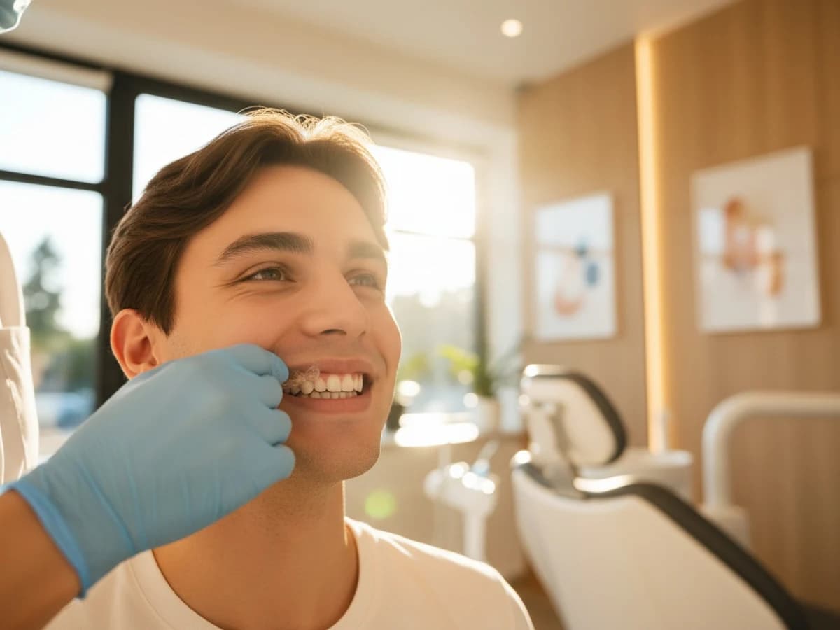 How many hours per day should clear aligners be worn?