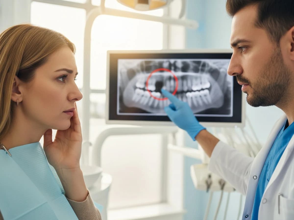 What happens if a severely decayed tooth is not extracted